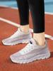Running Shoes Large Size Women's Shoes Summer New Lightweight Breathable Sports Shoes Shock-absorbing Soft-soled Fly-woven Mesh Running Shoes