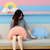 Soft Rainbow Cloud Moon Pillow Delicate Cushions Longlasting Comfortable