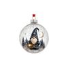 Christmas Acrylic Transparent Crystal Ball Decor With Glowing 3d Effect For Home Decorations