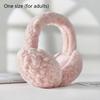Solid Color Plush Ear Warmer Foldable Folding Earflap New Ear Cover  Outdoor