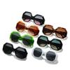 Oval Sunglasses, Personalized Polygonal Contrasting Glasses, Street Sunglasses