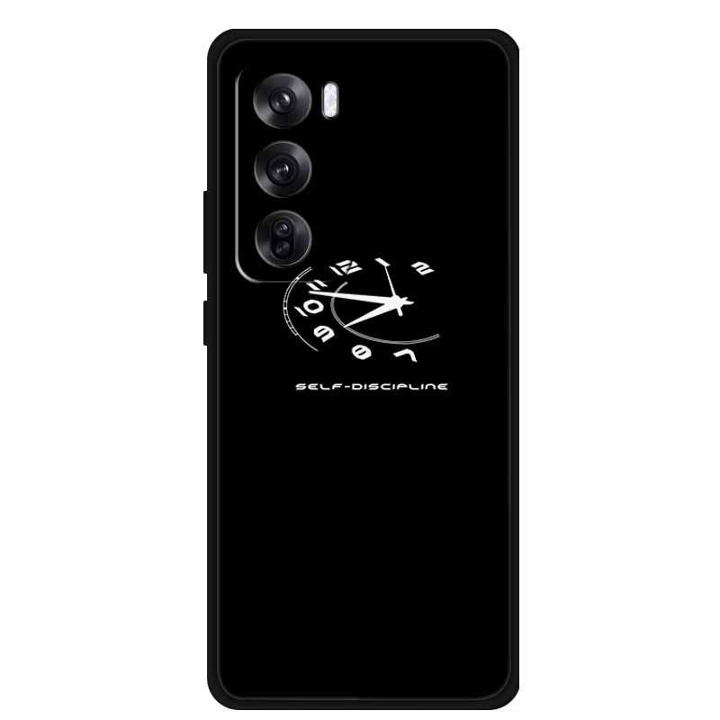 Reno 12 Pro 5G Personalized Black TPU Soft Pattern Phone Case