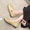 2025 Hochwertige Retro-Stil Rundzehen Damen Mary Jane Schuhe Damen Weiche Sohle Ballerinas Lässig Kleid Streetstyle Schuhe