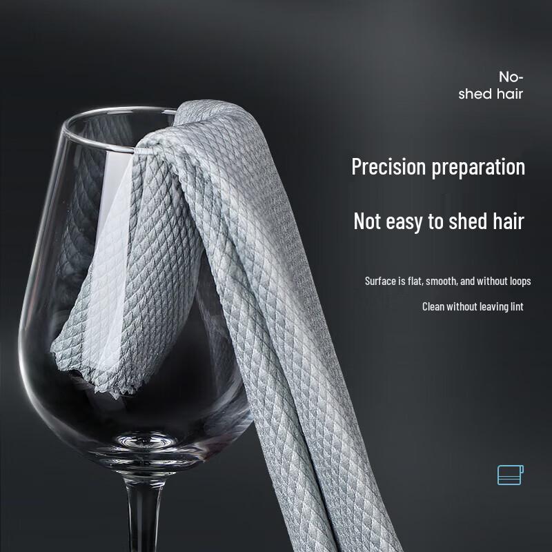 MARYYA Fish Scale Cleaning Cloth for Glass and Mirrors