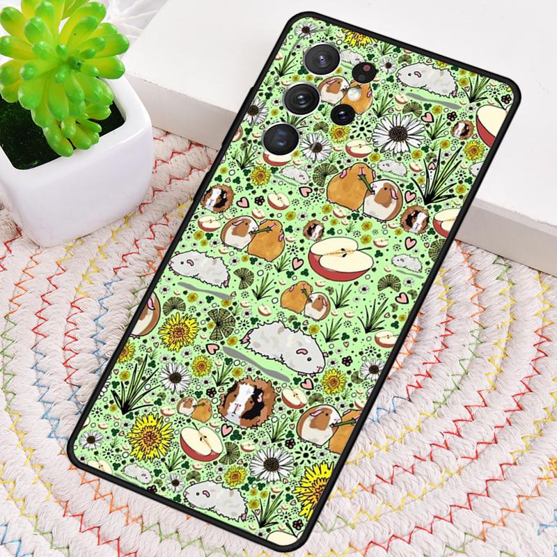 Guinea Pig Hamster Collage Silicone Phone Case For Samsung Galaxy note 10 pro S26 S25 S24 S23 S22 S21 Plus S25Ultra Capa Cover