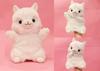 Amuse Alpacasso Hand Puppet Plush Approximately 24cm 703753 Shiro-chan Toy, Long,
