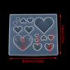 Candy Heart Silicone Mold Assortment Resin Cabochon Making Epoxy Craft Supplies