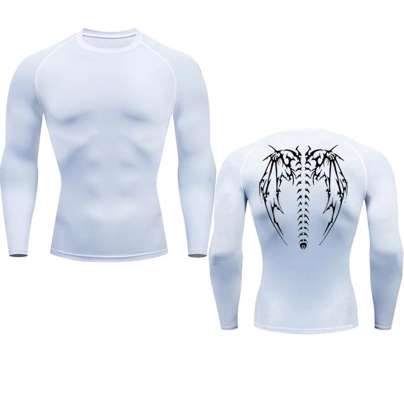 Maglietta Sportiva Uomo Maglia a Compressione Manica Corta Palestra Allenamento Corsa T-Shirt Uomo T-shirt Stampa Animeaderata Fitness Asciugatura Rapida Top