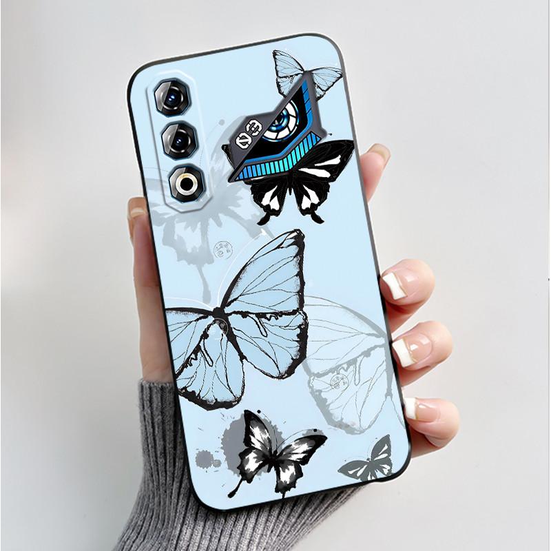 For ZTE Nubia Neo 3 Neo3 GT 5G Case Z2465N Shockproof Silicone TPU Butterfly Flower Back Cover For Nubia Neo 3GT Soft Phone Case
