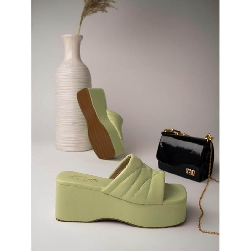Shoetopia Women & Girls Retro Style Platform Heels