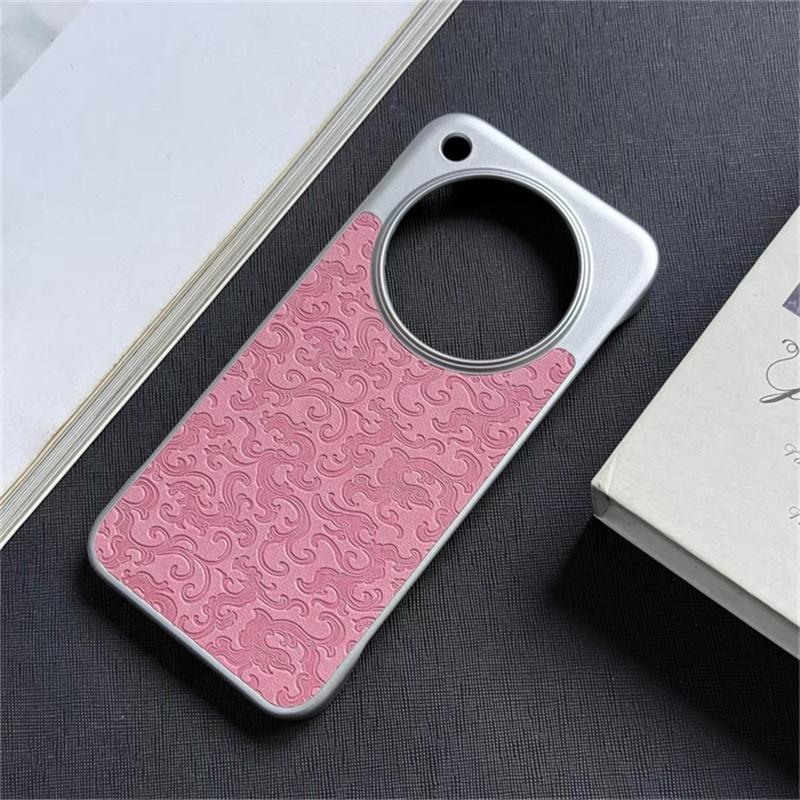 Relief Texture Leather Case For Oppo Find X8 Pro X7 Ultra 5G Slim Borderless Luxury PU Silicone Phone Back Cover Stylish Shell