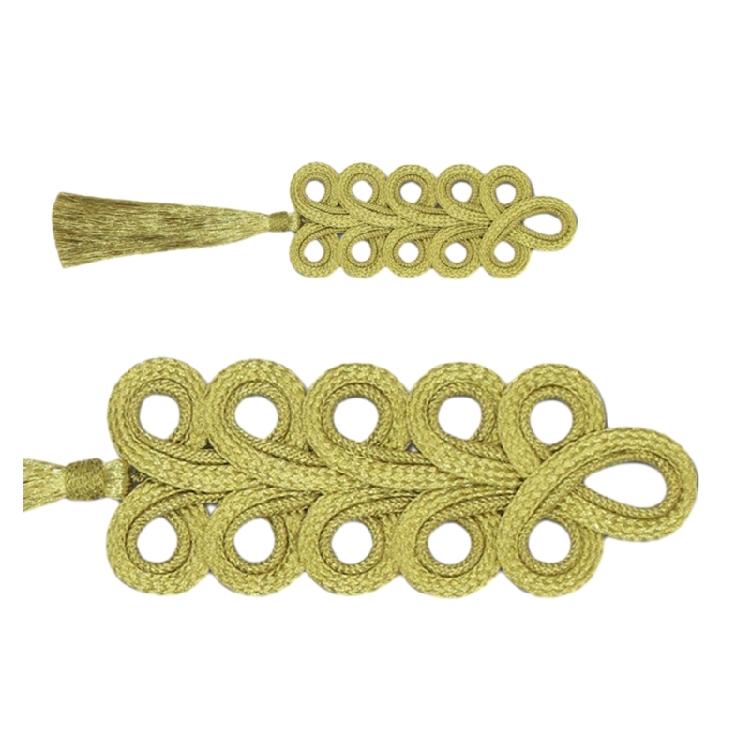 Large Braided Applique Tassels Cheongsam Decoration for Overcoat Sewing