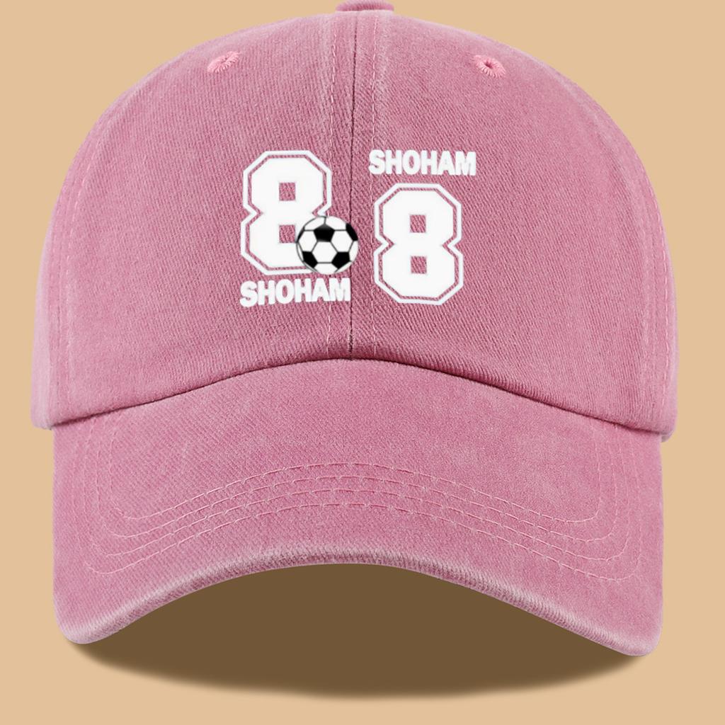 Printed Baseball Cap Trendy Personalized Fashion Cap SHOHAM Letter Decoration Unisex Adjustable Cap
