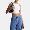 Calvin Klein Jeans Iconic Elastic Trim Fitted Crop Tank Top Women tops Bright-White J20J223110-YAF