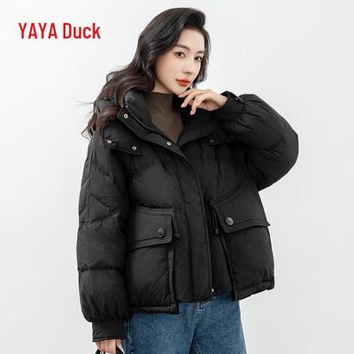 2024 Women's Short Hooded Puffer Jacket YE3B635845L