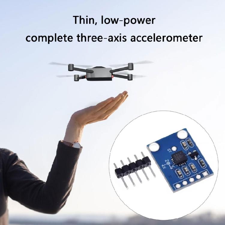 3Pcs GY‑61 ADXL335 3‑5V Triaxial Accelerometer Tilt Angle Module Accelerometer Angle Sensors Module Tilt Angle Module
