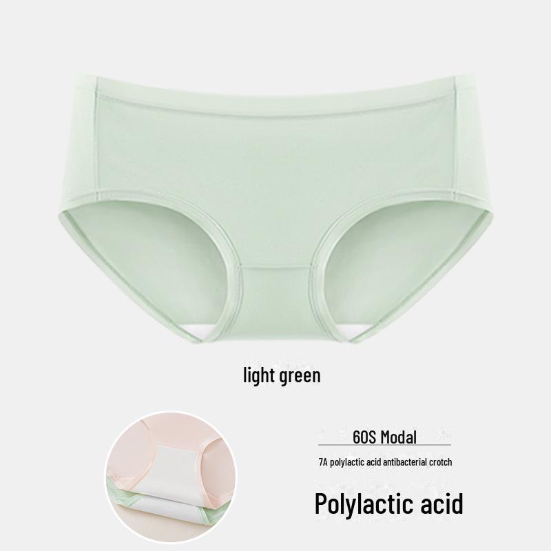 

Бесшовное женское нижнее белье из модала средней посадки с шелковицей 7A Mulberry и антибактериальной промежностью L 100-120 lbs