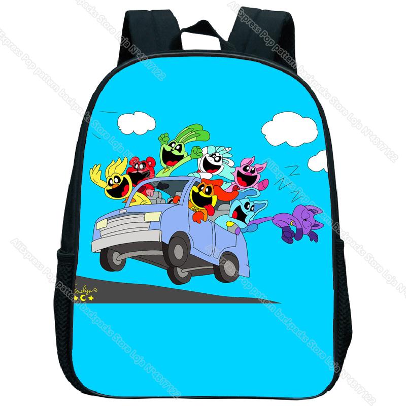 Critter Kindergarten Rucksack Catnap Dogday Kinder Schultasche Anime Trend Büchertasche Junge Mädchen Kinder Bagpack Reiserucksäcke