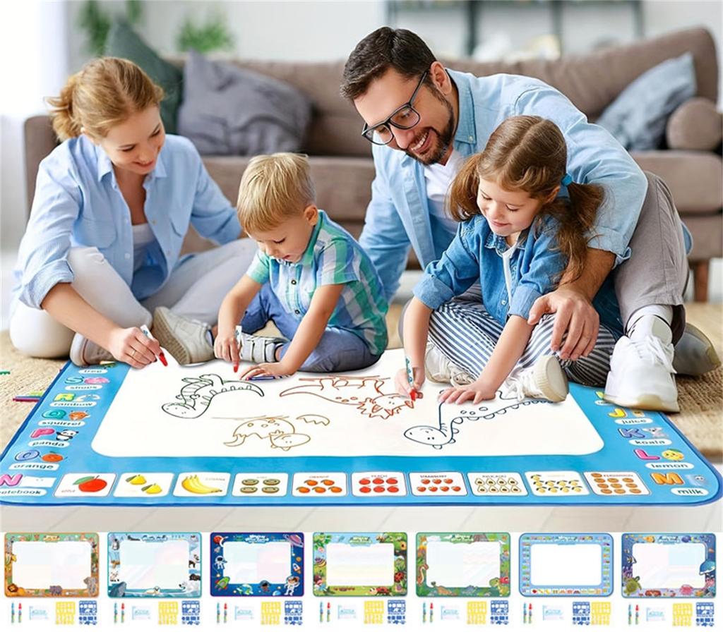 Water Pad 39 X 31Inch Extra Large Art Water Color Pad Reusable Foldable Water Painting Pad Educational Painting Toy Set For Children Over 3 Years Old