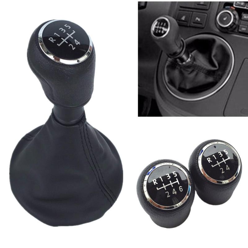 Gear Shift Knob Shifter Lever Stick Gaiter Boot Cover Car Accessories For Volkswagen VW Transporter T5 T5.1 T6 Gp 2003-2019