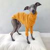 Nici na szyję dwunożne ubrania dla zwierząt domowych Greyhound Whippet kurtka płaszcz rozciągliwa piżama dla zwierząt z golfem S-5XL