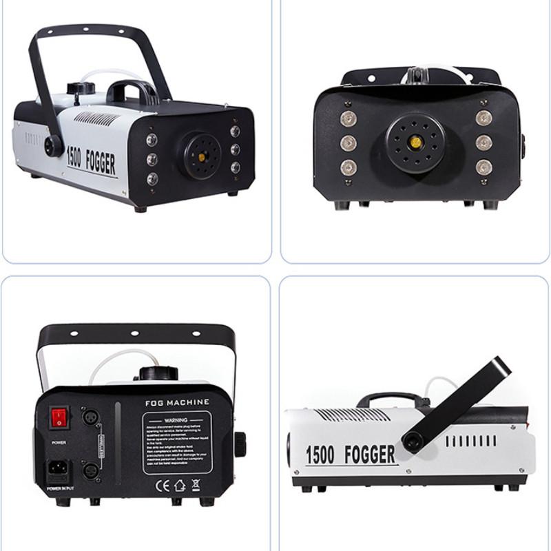 High Power Stage Smoke Machine Electronic Constant Temperature Smoke Sprayer LED Stage Effect Fogger Spray Equipment