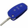 Jingyuqin 3 Buttons Car Silicone Key Cover Styling Case Cover Fob Shell For A-u-di A1 A3 Q3 Q7 R8 A6L TT Key Case Four Car Styling