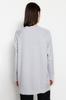 Women's Fashion New Hijab Sweatshirt Navy Blue Woven Piece Knitted Tunic