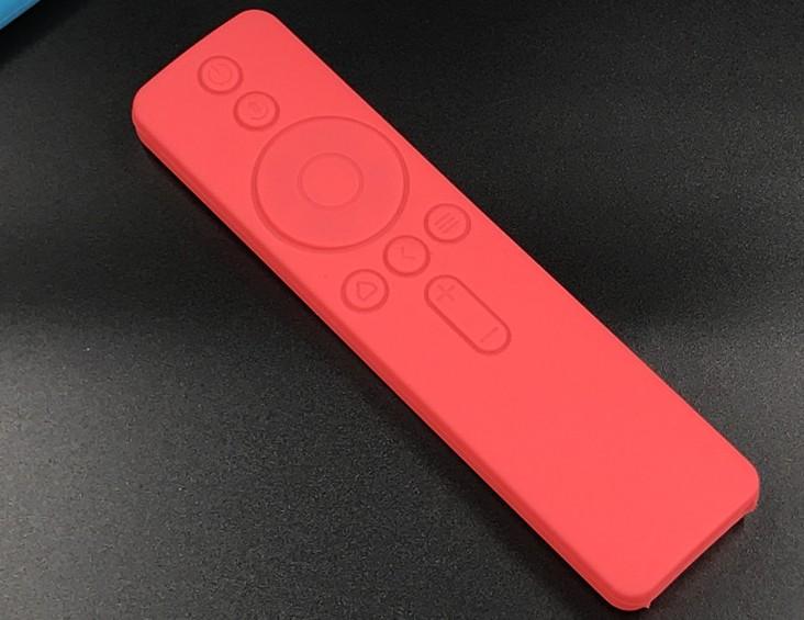 Remote Cases For Xiaomi 4a Voice Soft Silicone Protective Case Rubber Cover for Xiaomi Remote Control Mi TV Box красный