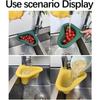 Thickened Triangle Sink Holder, Swan Shape Sink Strainer Basket, Kitchen Drain Rack Storage Shelf for Fruits, Vegetables, Waste, Leftovers (Blue)