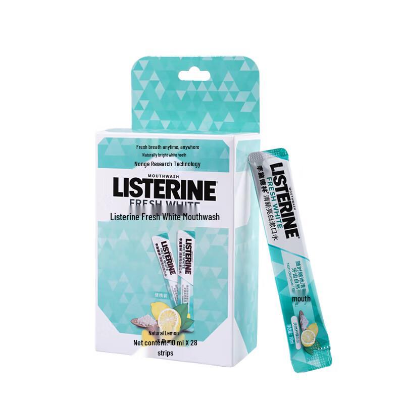 

Listerine Whitening Portable Mouthwash Strips