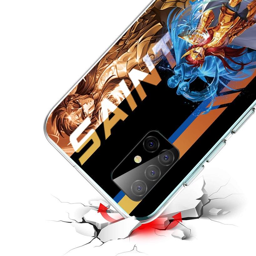 Anime Saint Seiya Case Phone Cover for Samsung Galaxy A17 A16 A15 A14 A13 A56 A55 A54 A53 A36 A35 A34 A33 A26 A25 A24 A23 A05S G
