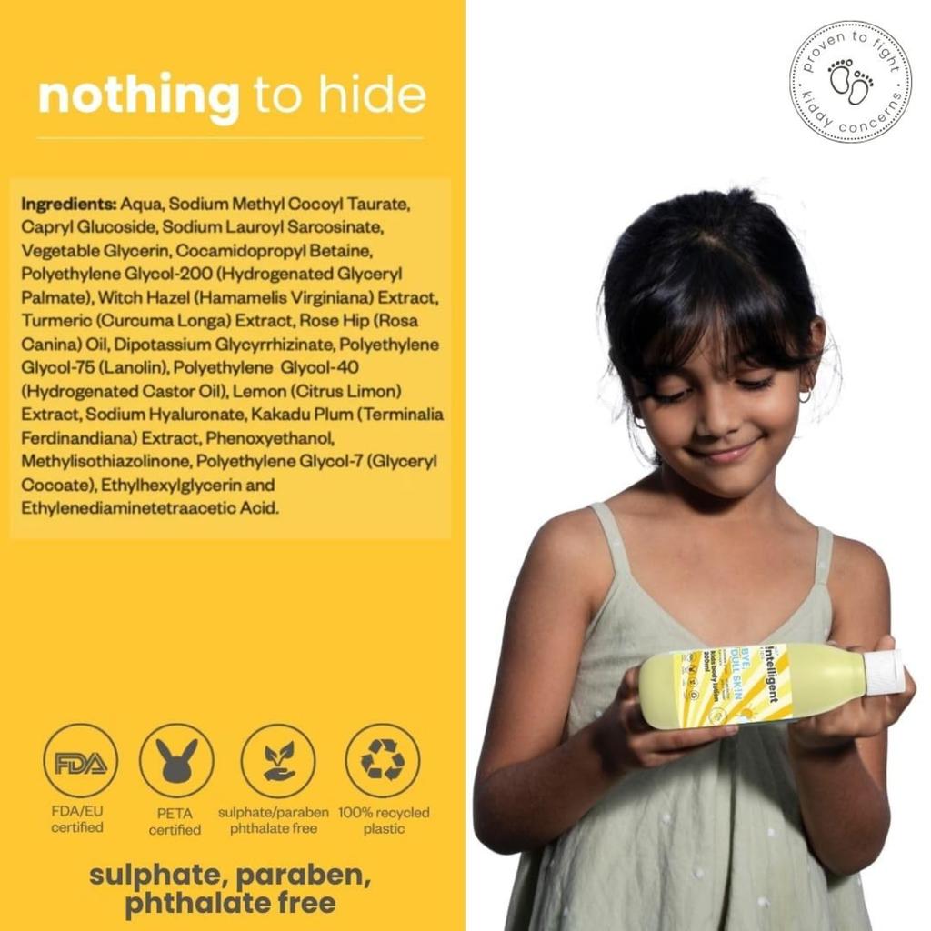 Tuco® Kids Bright Skin Kit | Saffran Ansiktskräm (Solskydd) (50 g) & Återfuktar dagligen Body Lotion (200 ml) | Brett spektrum | Åldrar 2-5, 5-10, 10-15 |