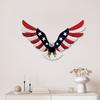 Patriotisches Amerikanisches Flaggen-Stern-Wandschild 4. Juli Unabhängigkeitstag Holz-Wand-Türhänger für Zuhause Büro Wohnzimmer