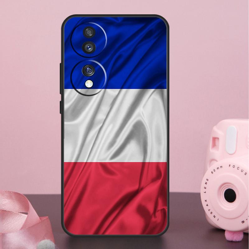 

France National Flag Case For Honor Magic 7 5 6 8 Pro X9a X9b X9c X9d X8b X8c Win RT 50 70 90 200 400 Lite Cover Honor Magic8 Lite