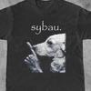 Sybau Dog Shush T-Shirt, Unhinged Meme Tiktok Shirt, Gen Z Brainrot Tee
