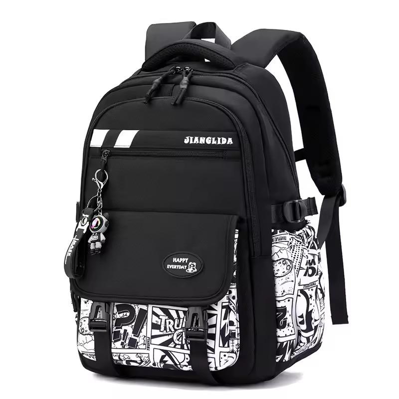 Nieuwe Waterdichte Heren Rugzak Geschikt voor 15,6 Inch Laptop Graffiti Print Rugzak Dames Oxford Reizen Heren Tas Vintage Schooltas