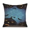 Halloween Linen Pillow Cover Printed Pillow Cover