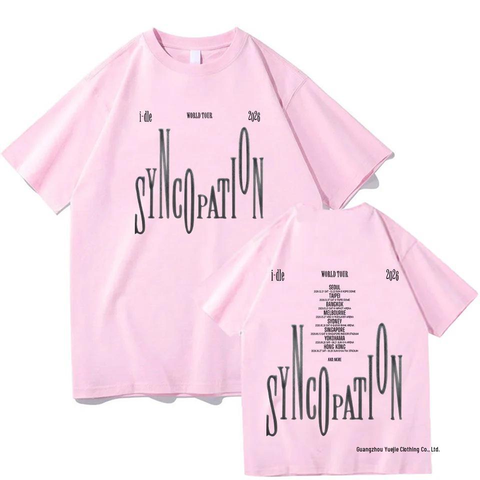I-DLE Synation World Tour 2026 Kpop Tričko - Unisex Korejský Styl