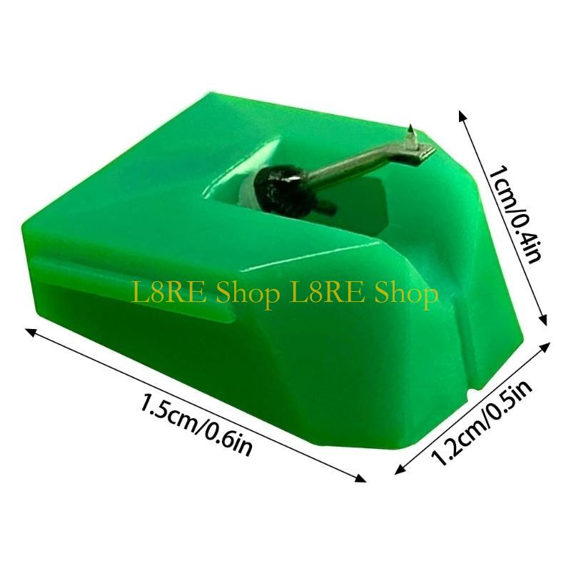 L8RE Record Player Needle with Brush Phonograph Replacement Part Plastic Texture