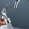 360 Rotating Faucet Nozzle for Kitchen Sinks not Splashes & Water Conservation Sink Attachment Simple Installation