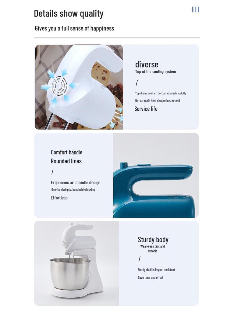 Automatic Electric Egg Beater & Baking Mixer