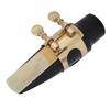 Tenor Sax Saxophone ABS Mouthpiece with Cap Metal Buckle Reed Pads Musical Instruments