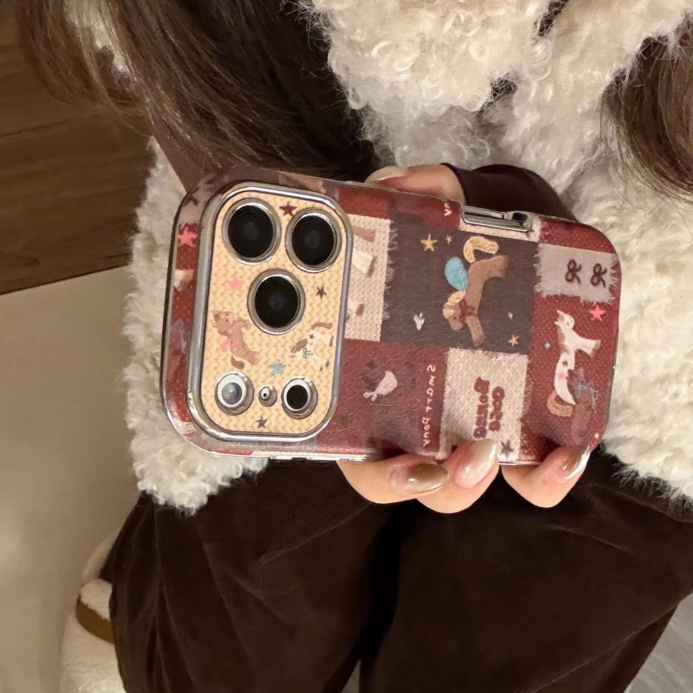 Retro New Year Pony Case for IPhone 17 Pro Max, Apple 16, Leather Phone Case, Multiple Sizes