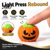 Creative Holiday Gift Halloween Pumpkin Stress Relief Toy, 3D Printed Sensory Fidget Realistic Interesting Brain Shape Toy Soft Rebound Squeeze