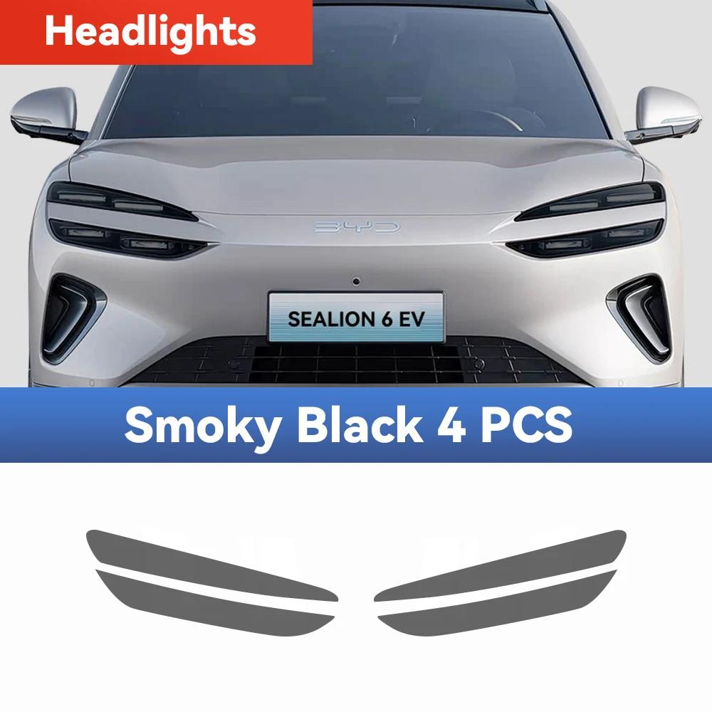 For BYD SEALION 6 EV 2026 Car Headlight Protective Film TPU Pre Cut Anti-Scratch Headlight Vinyl Film Accessories