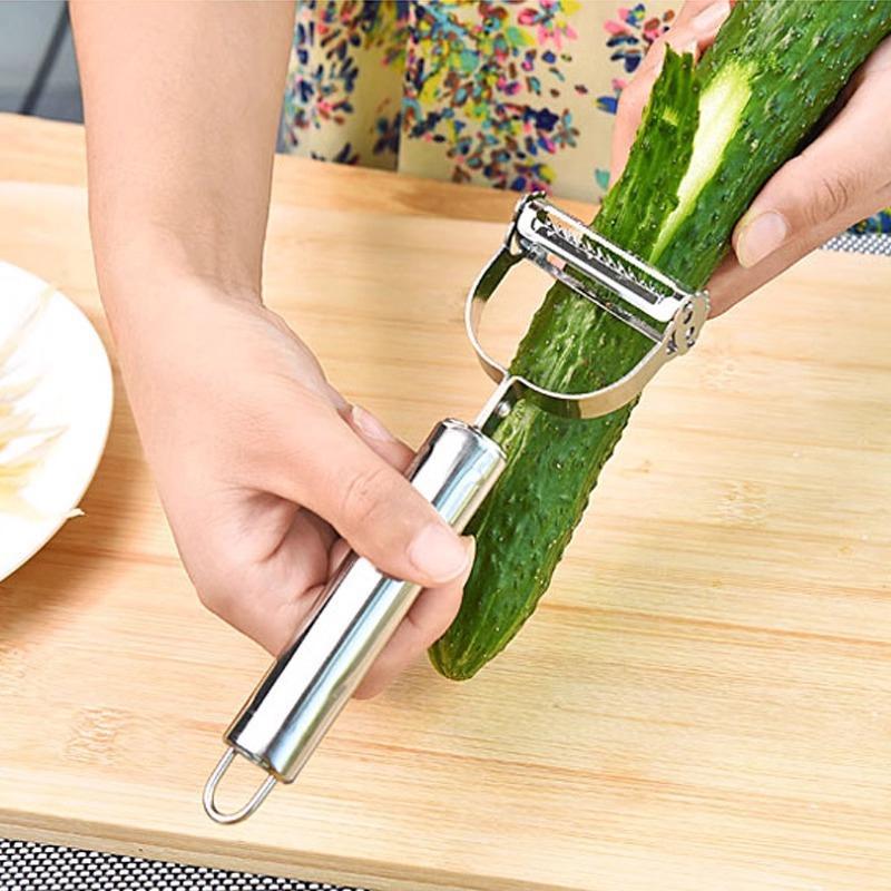 Stainless Steel Vegetable Fruit Peelers With Dual Sharp Blades And Rust Resistant Perfect For Home Kitchen Daily Food Prep