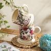 French Retro High-Value Mug Niche Office Water Cup Ceramic Coffee Cup Breakfast Cup Couple Cup Teacup