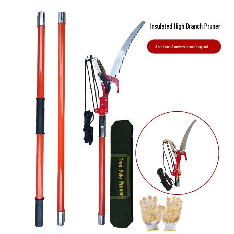 Telescopic Tree Pruner: High-Altitude Garden Shears and Saw for 3-7 Meter Branches