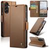 Für Samsung Galaxy A37 A57 Brieftaschenhülle PU-Leder Klapphülle RFID-blockierender Kartenhalter Magnetverschluss Ständer Stoßfeste Hülle